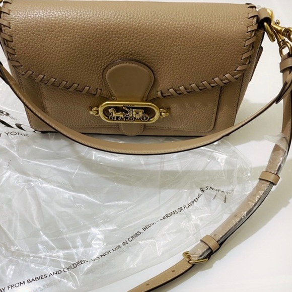 COACH JADE SHOULDER BAG WITH WHIPSTITCH.?TRENDY COLOR - Picture 2 of 12
